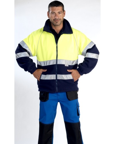 Forro Polar Bicolor Alta Visibilidad