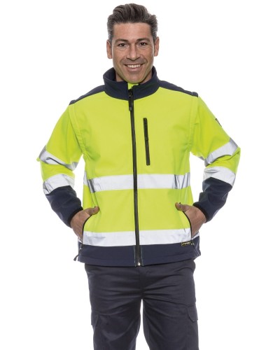 Softshell Mangas Desmontables Alta Visibilidad