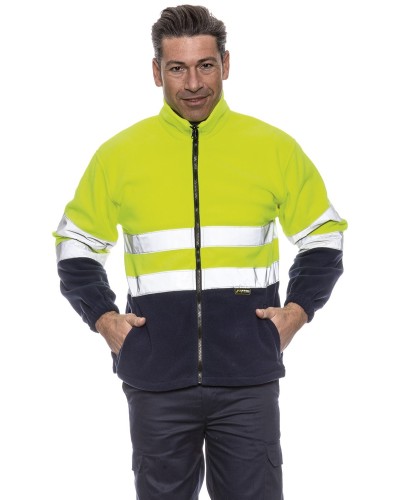 Forro Polar Bicolor Alta Visibilidad