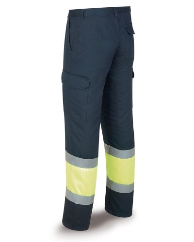 Pantalón Bicolor Alta Visibilidad con Forro