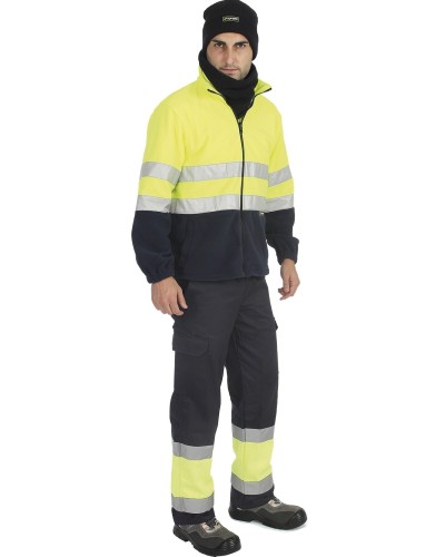 Pantalón Bicolor Alta Visibilidad con Forro
