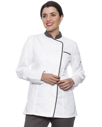 Chaqueta Cocina Mujer con Rejilla Transpirable