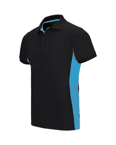 Polo Bicolor Tejido Transpirable