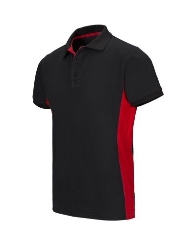 Polo Bicolor Tejido Transpirable