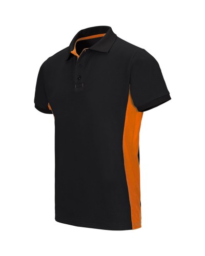 Polo Bicolor Tejido Transpirable