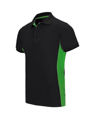 Polo Bicolor Tejido Transpirable