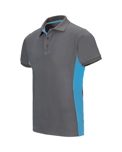Polo Bicolor Tejido Transpirable