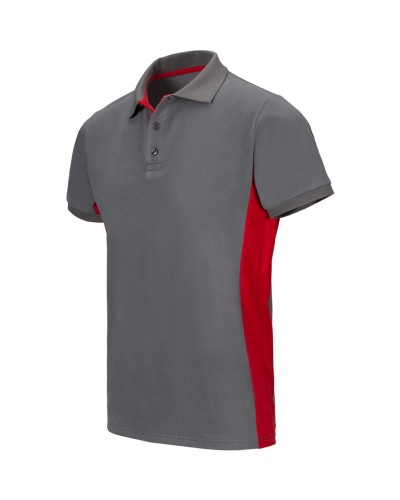 Polo Bicolor Tejido Transpirable