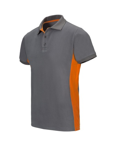 Polo Bicolor Tejido Transpirable