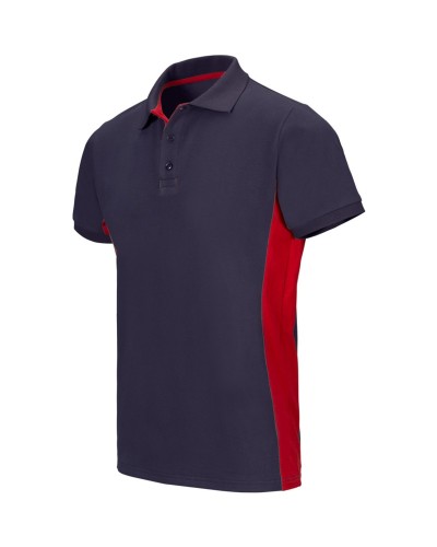 Polo Bicolor Tejido Transpirable
