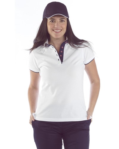 Polo Contrastes Mujer 100% Algodón