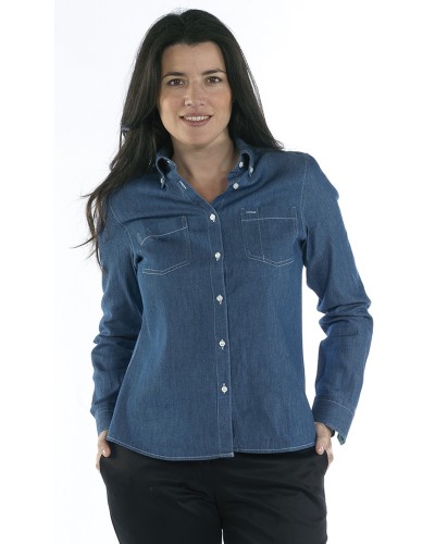 Blusa Vaquera Mujer 100% Algodón