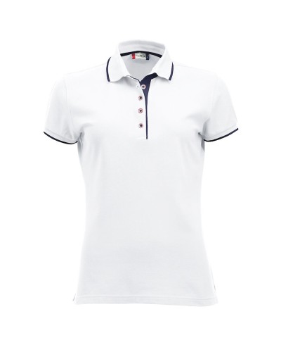 Polo Contrastes Mujer 100% Algodón