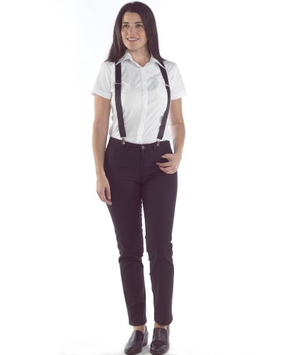 Pantalón Elástico Chino Mujer 97% Algodón - 3% Elastano. 260grs/m2