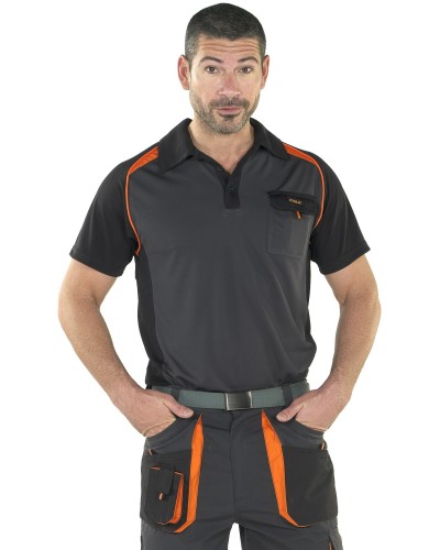 Polo Bicolor Transpirable