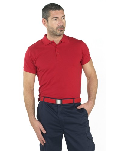 Polo Manga Corta Tejido Transpirable