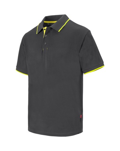 Polo Raya Bicolor Manga Corta