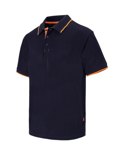 Polo Raya Bicolor Manga Corta