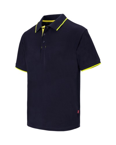 Polo Raya Bicolor Manga Corta