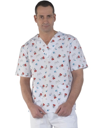 Casaca Unisex Estampada 100% Microfibra