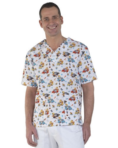 Casaca Unisex Estampada 100% Microfibra