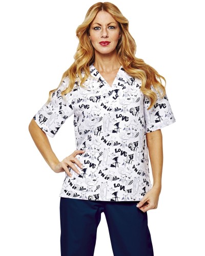 Casaca Unisex Estampada 100% Microfibra