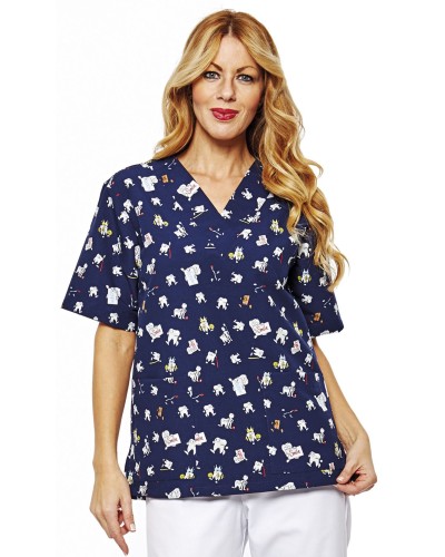 Casaca Unisex Estampada 100% Microfibra