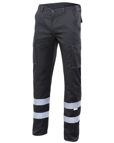 Pantalón Multibolsillos cintas reflectantes