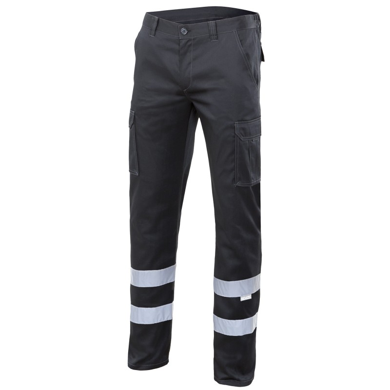 Pantalón Multibolsillos cintas reflectantes