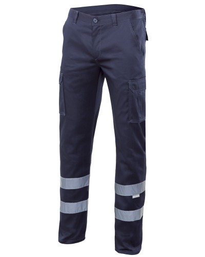 Pantalón Multibolsillos cintas reflectantes