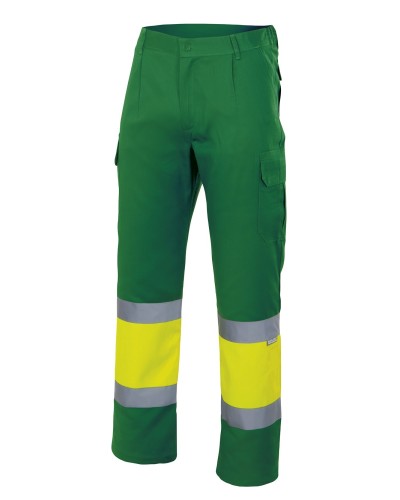 Pantalón Multibolsillos Alta Visibilidad