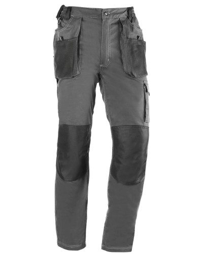 Pantalón elásticos reforzado en culera multibolsillos 68% Alg - 30% Pol - 2% Elastano.260g/m2