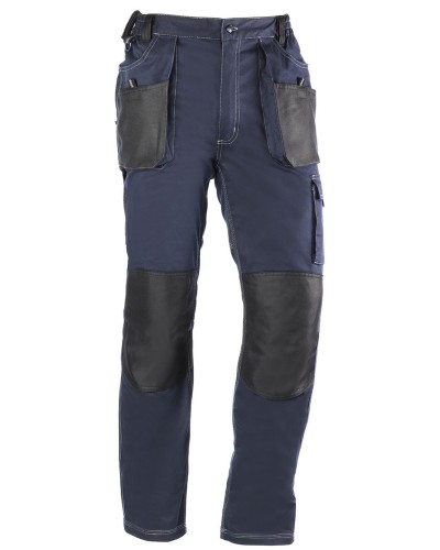 Pantalón elásticos reforzado en culera multibolsillos 68% Alg - 30% Pol - 2% Elastano.260g/m2