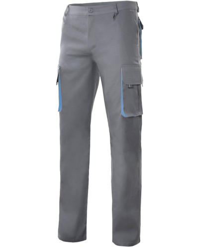 Pantalón Multibolsillos Bicolor