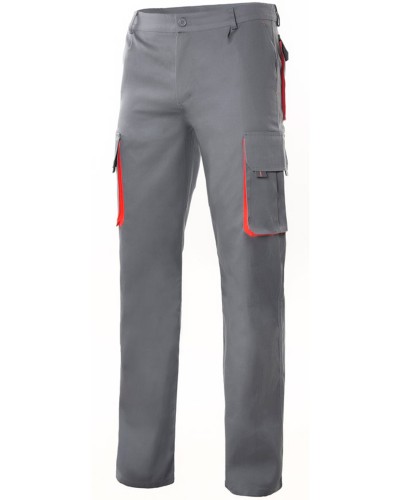 Pantalón Multibolsillos Bicolor