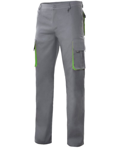 Pantalón Multibolsillos Bicolor