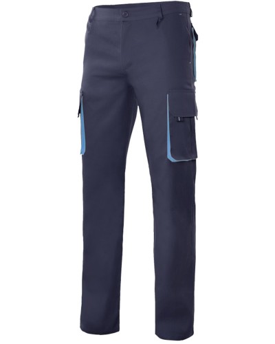 Pantalón Multibolsillos Bicolor