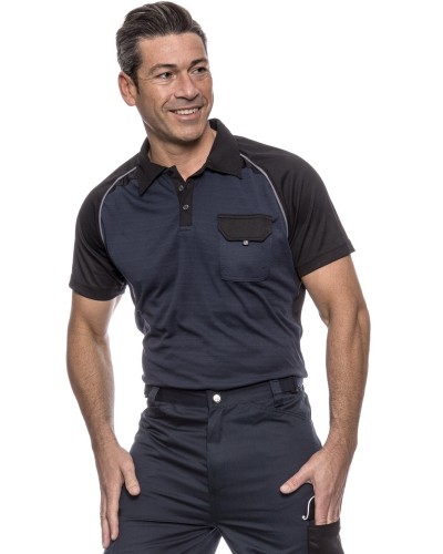 Polo Bicolor Transpirable