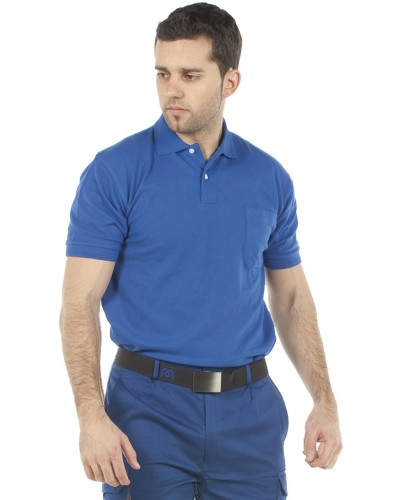Polo Unisex Manga Corta Un Bolsillo