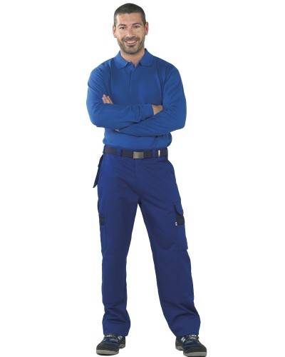 Pantalón Bicolor Unisex Multibolsillos