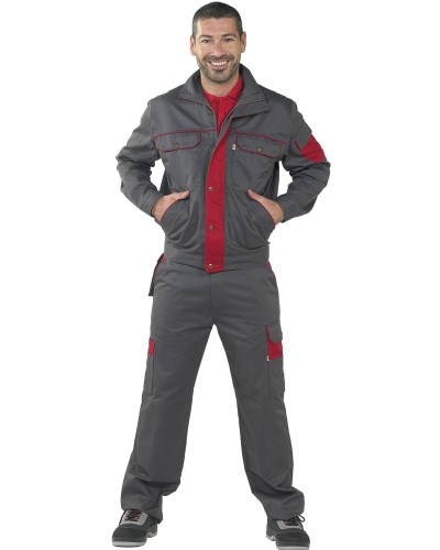Pantalón Bicolor Unisex Multibolsillos