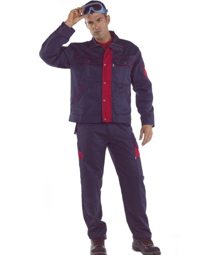 Pantalón Bicolor Unisex Multibolsillos