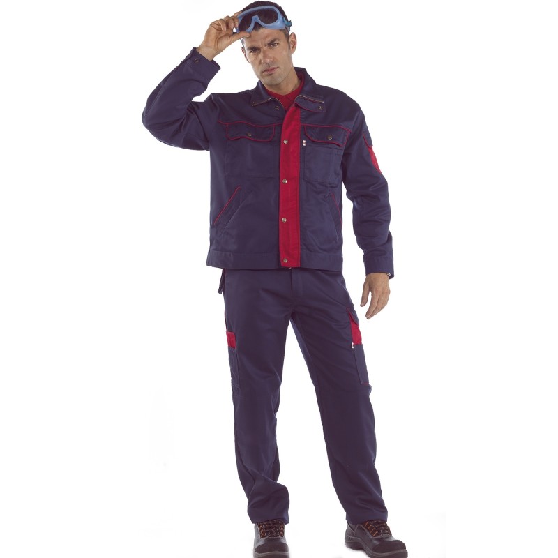 Pantalón Bicolor Unisex Multibolsillos
