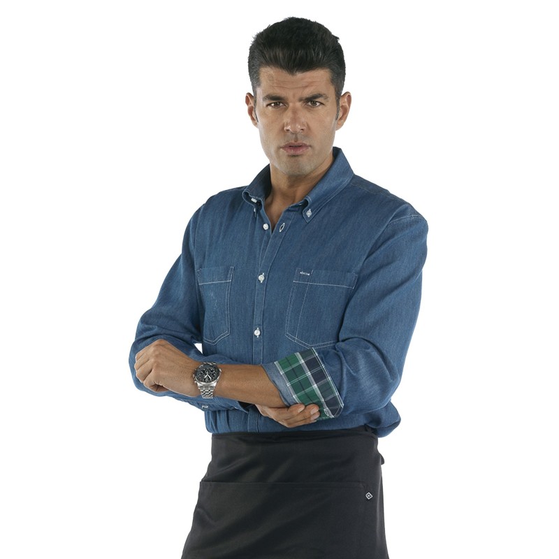 Camisa Vaquera Hombre 100% Algodón