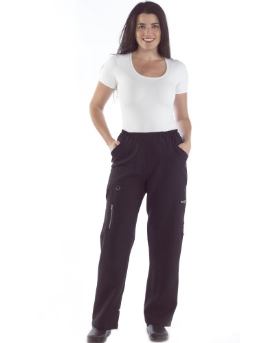 Pantalón Unisex Goma Bolsillos