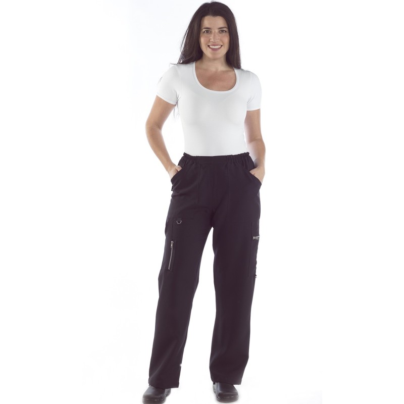 Pantalón Unisex Goma Bolsillos