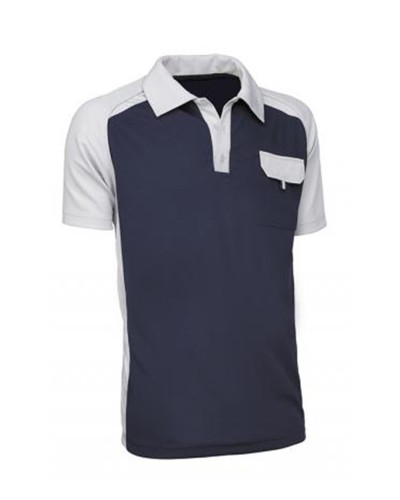Polo Bicolor Transpirable Manga Corta