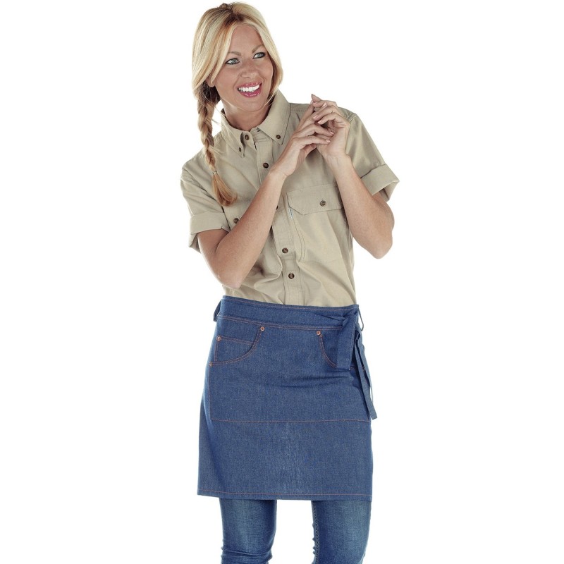 Delantal Corto Denim