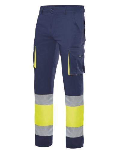 Pantalón Stretch Alta Visibilidad Bicolor