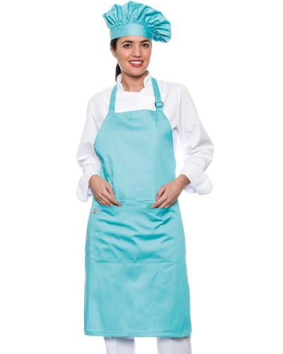 Delantal con Peto Bolsillo